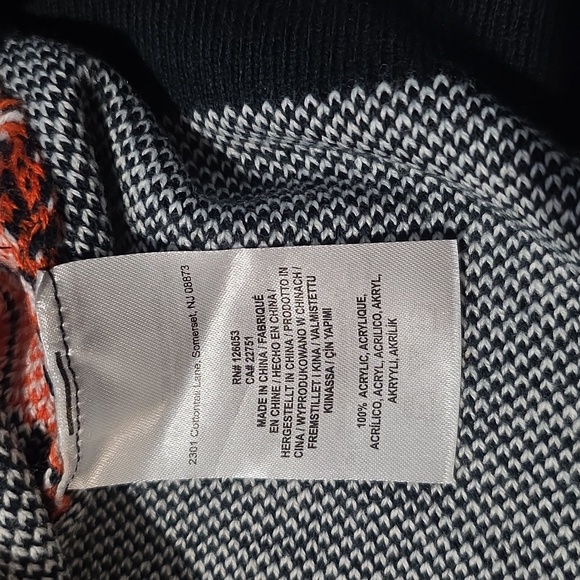 NFL Team Apparel Chicago Bears Busy Block Sweater Mens Size Small Ugly Christmas - Picture 3 of 7